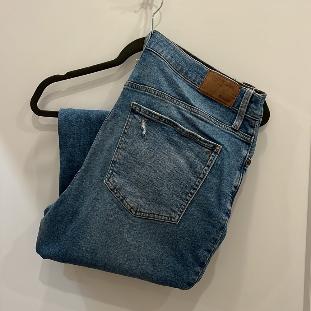 Madewell cropped The Perfect Vintage Jean in medium wash
